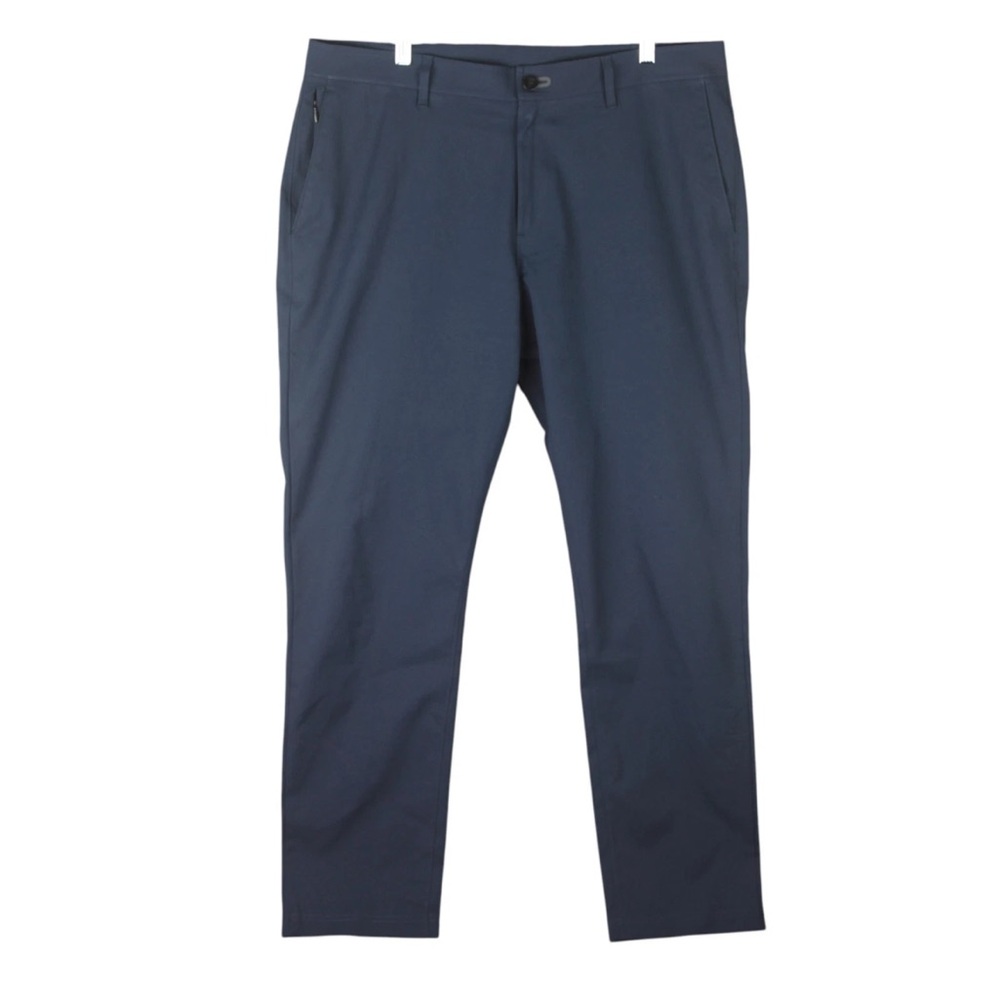 Public Rec Gamechanger Pants Mens 35x32 Fit 35x30 Navy Blue Stretch Tapered Golf